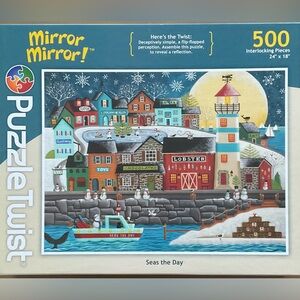 Puzzle Twist Mirror Mirror! “Seas the Day” 500 piece puzzle